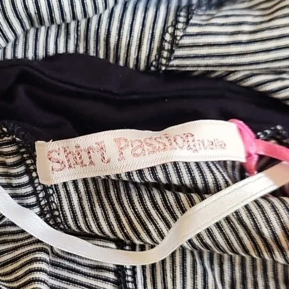 Shirt Passion Italia Handkerchief Skirt Size L NWT